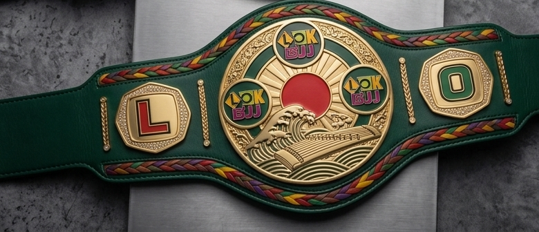 Rising Sun Champion Belt — Emerald