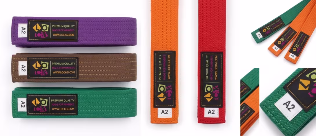 Colored Rank Jiu-Jitsu Belts