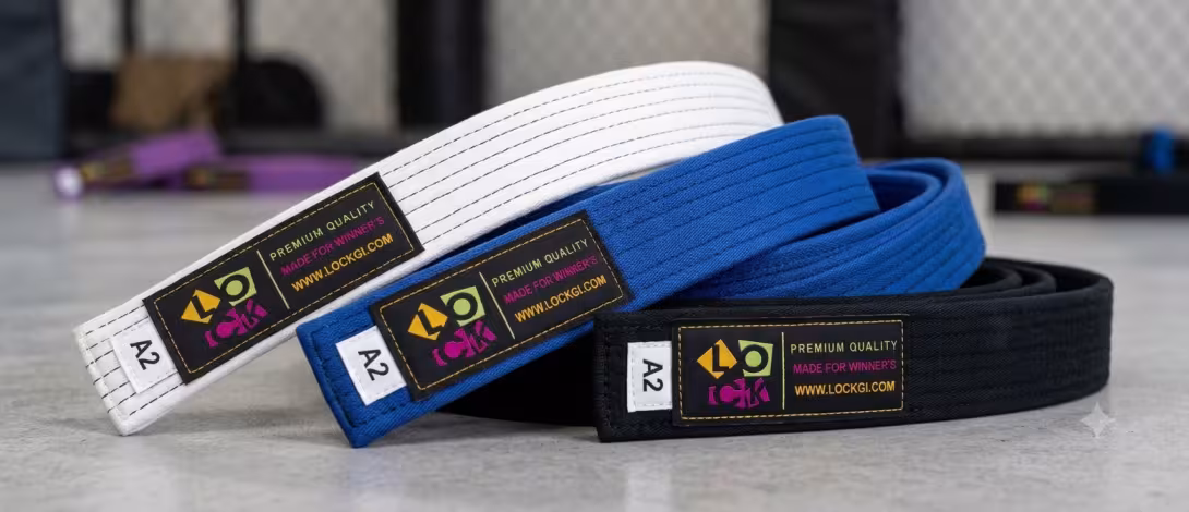Classic Gi Belts — White, Blue & Black